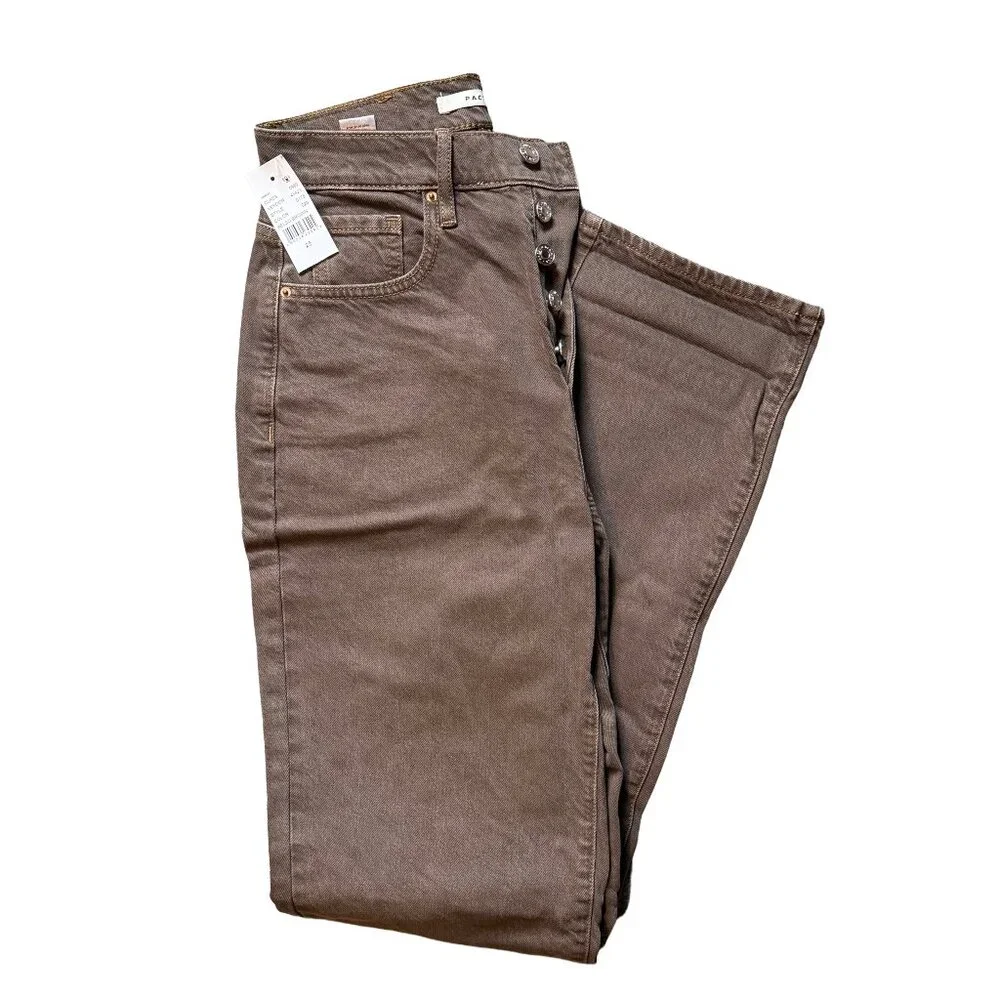 NWT - Pacsun Eco Brown Dad Jeans - 25 - Picture 4 of 7